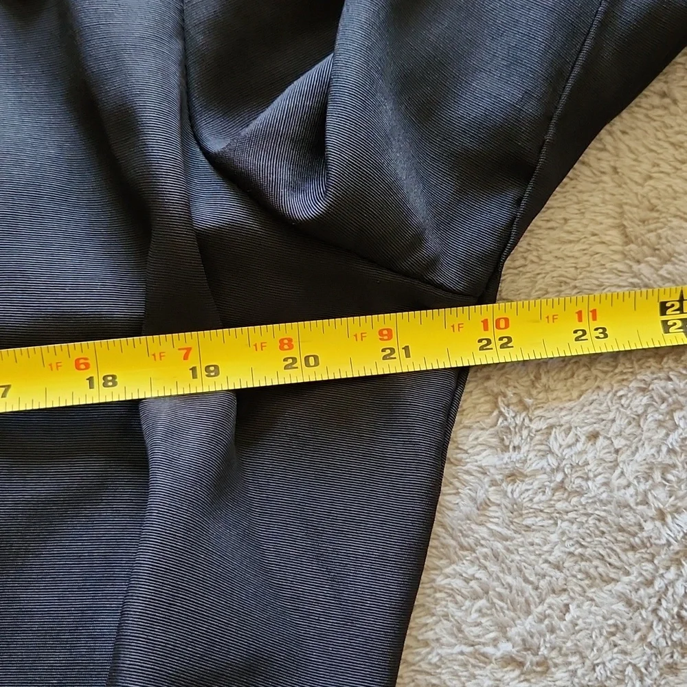 Black bolero jacket Sz M cropped open front loop detail shrug office cocktails